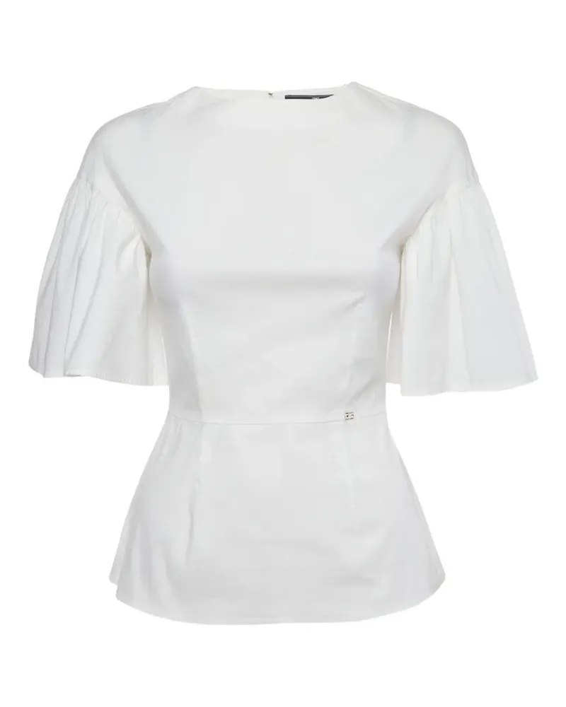 Elisabetta Franchi logo-plaque top - Weiß Weiß