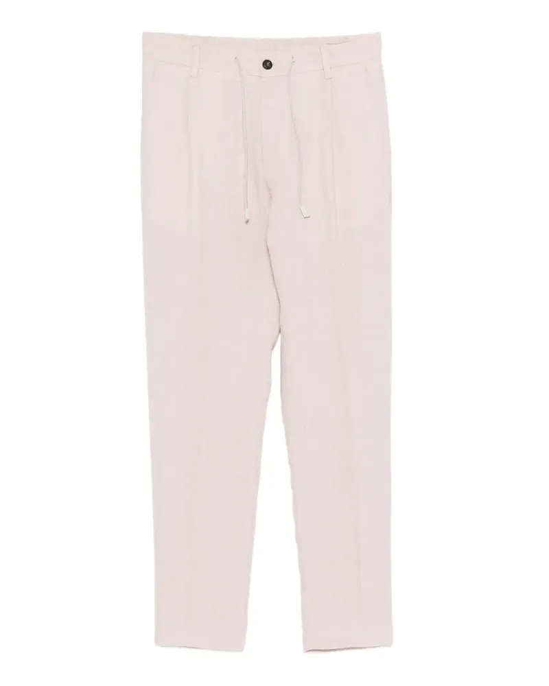 Eleventy drawstring pleated trousers - Nude Nude