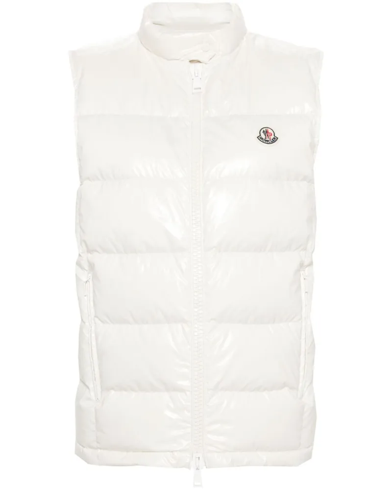 Moncler Gefütterte Alcibia Weste - Weiß Weiß