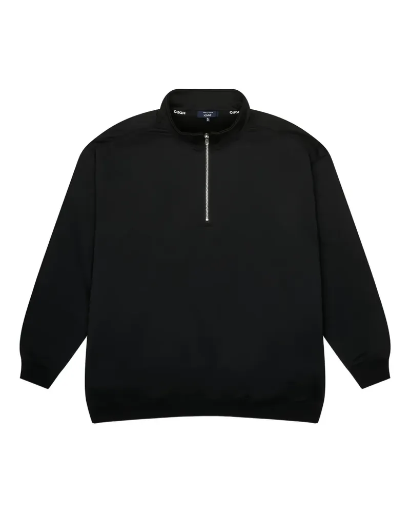 Comme des Garçons zip-neck sweatshirt - Schwarz Schwarz