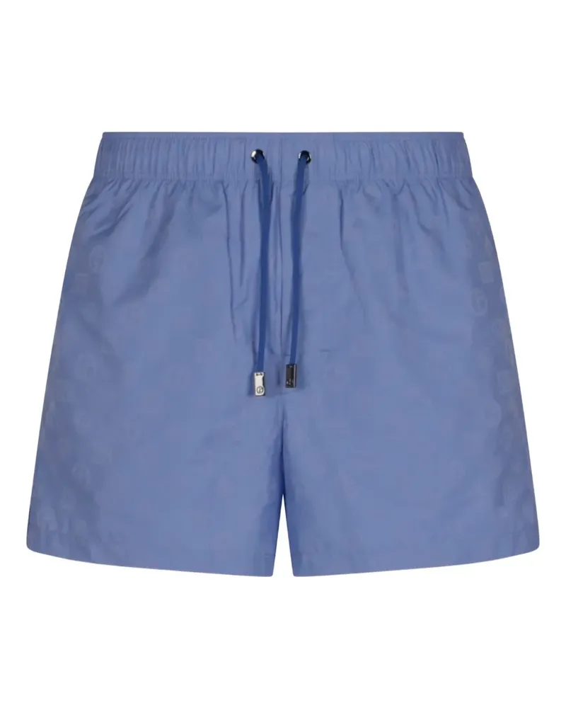 Giorgio Armani straight-hem swim shorts - Blau Blau
