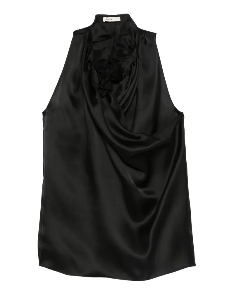 KHAITE Meegan Top - Schwarz Schwarz
