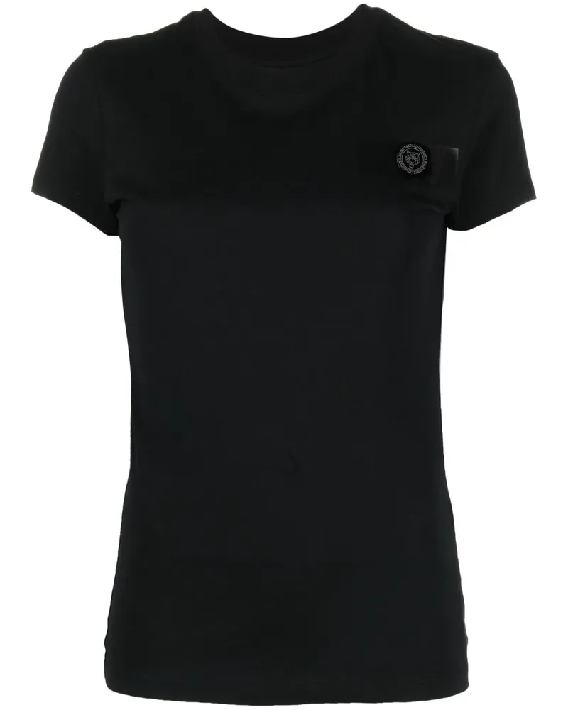 Philipp Plein T-Shirt mit Logo-Print - Schwarz Schwarz