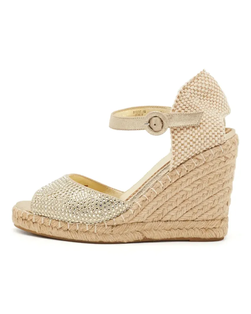 Le Silla Espadrilles mit Kristallen - Nude Nude