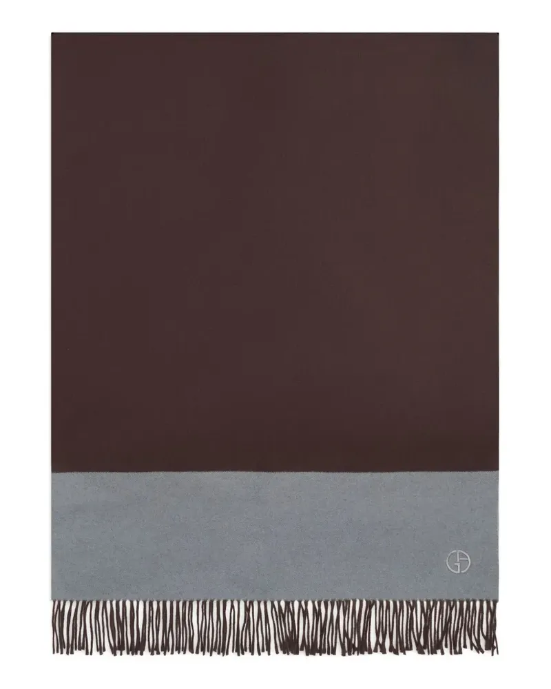 Giorgio Armani cashmere scarf - Braun Braun