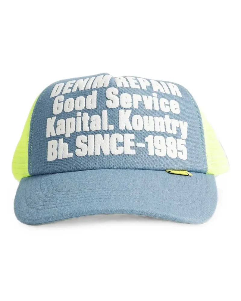 KAPITAL Baseballkappe mit Mesh-Einsatz - Gelb Gelb