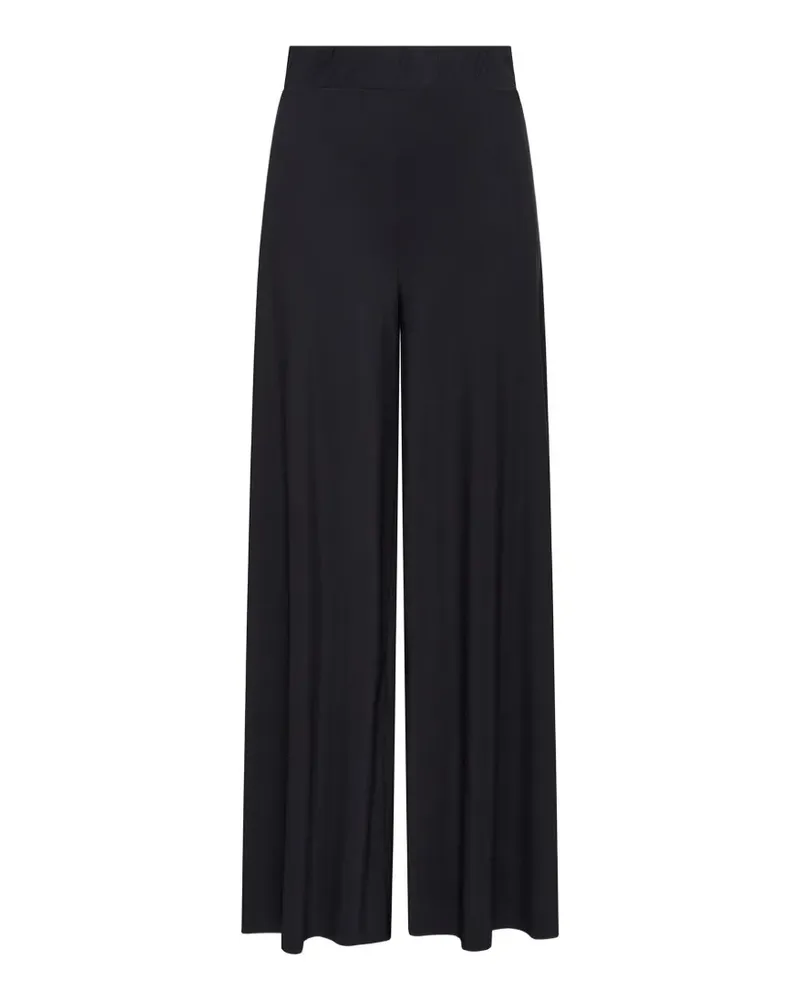 Maliparmi elastic-waistband palazzo pants - Schwarz Schwarz