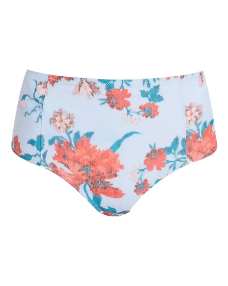Erdem Hoch sitzendes Bikinihöschen - Blau Blau