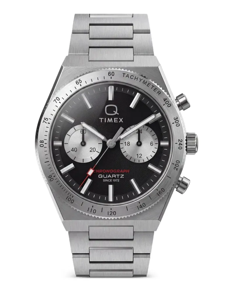 Timex Q Continental Chronograph 36mm - Schwarz Schwarz