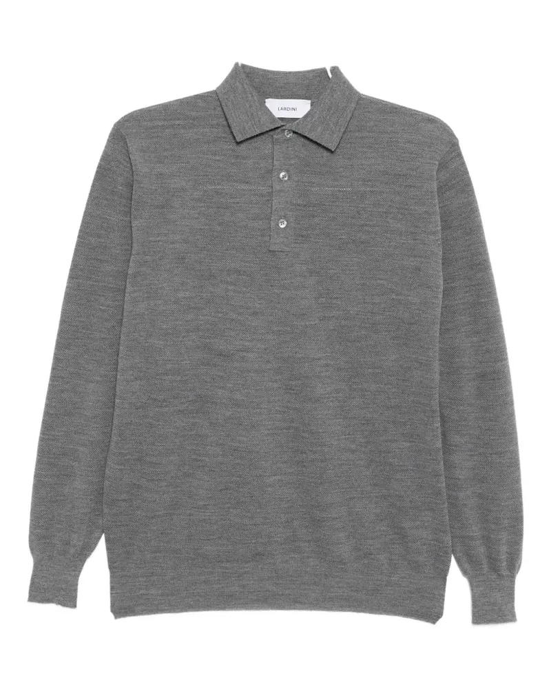 LARDINI Klassisches Poloshirt - Grau Grau