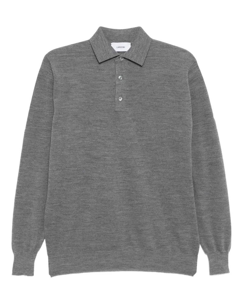 LARDINI Klassisches Poloshirt - Grau Grau