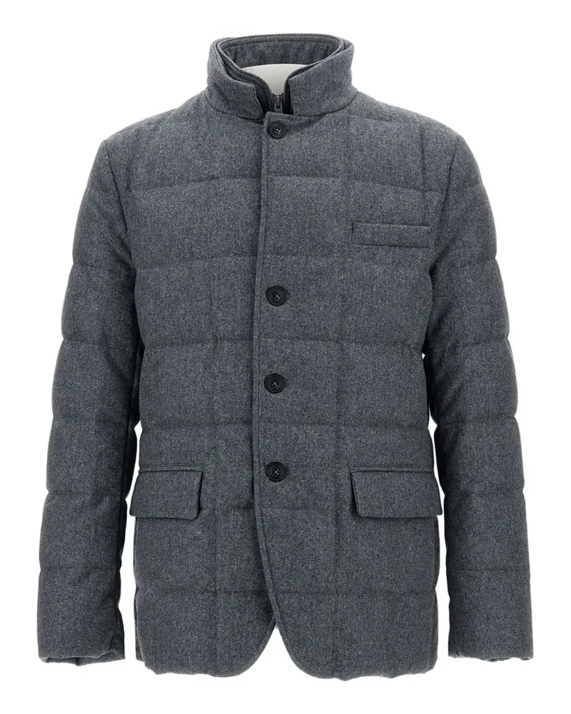 Fay Cabanjacke mit Steppung - Grau Grau