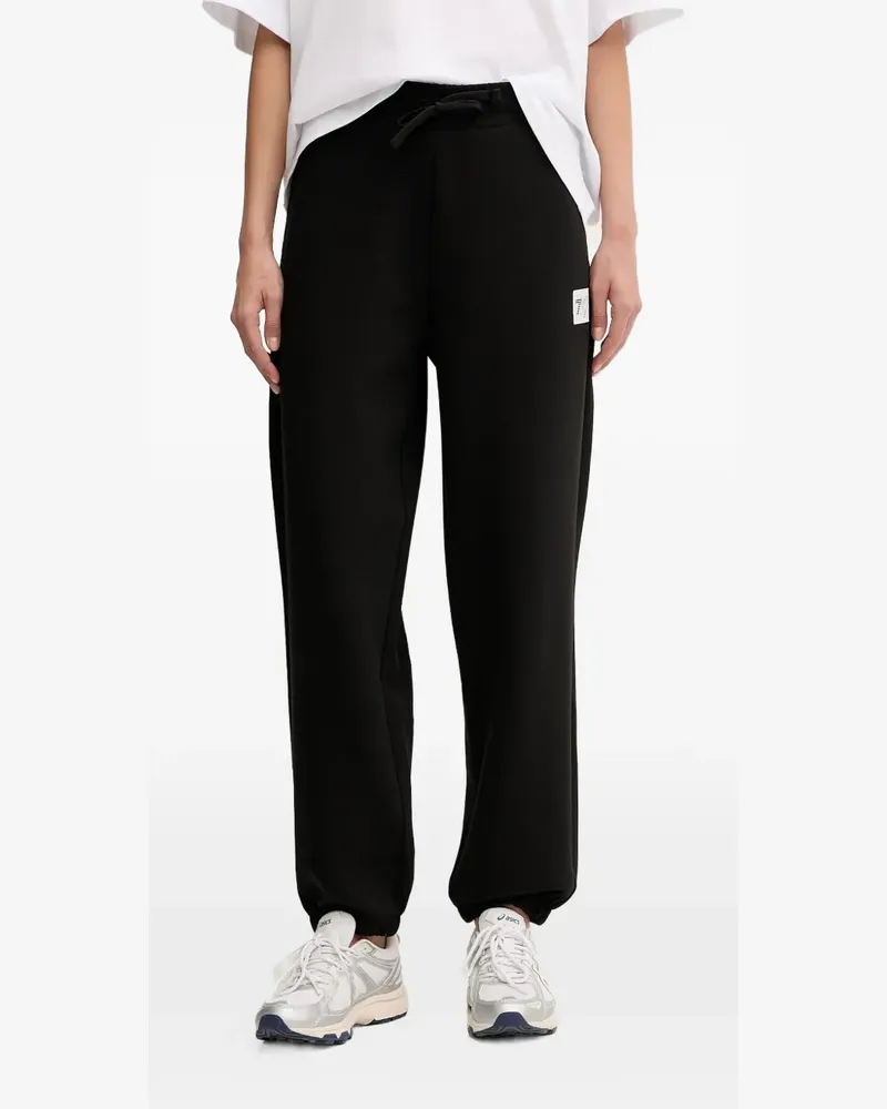EA7 drawstring-fastening track pants - Schwarz Schwarz