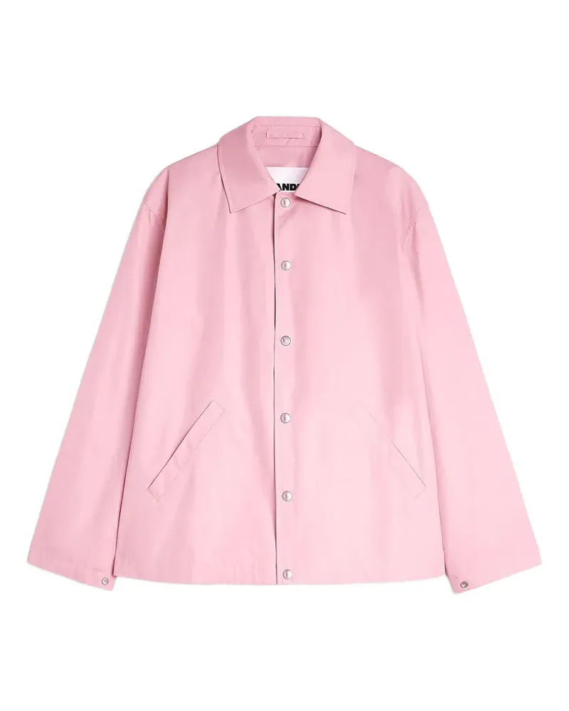 Jil Sander button logo shirt jacket - Rosa Rosa
