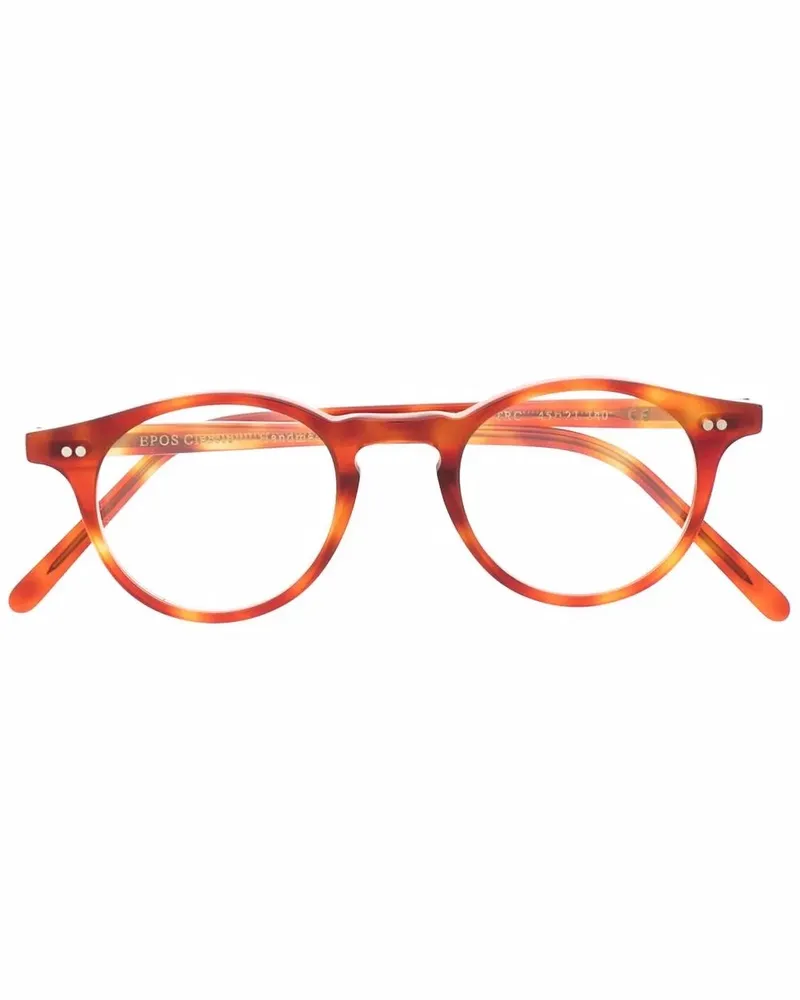 EPOS Runde Brille in Schildpattoptik - Nude Nude