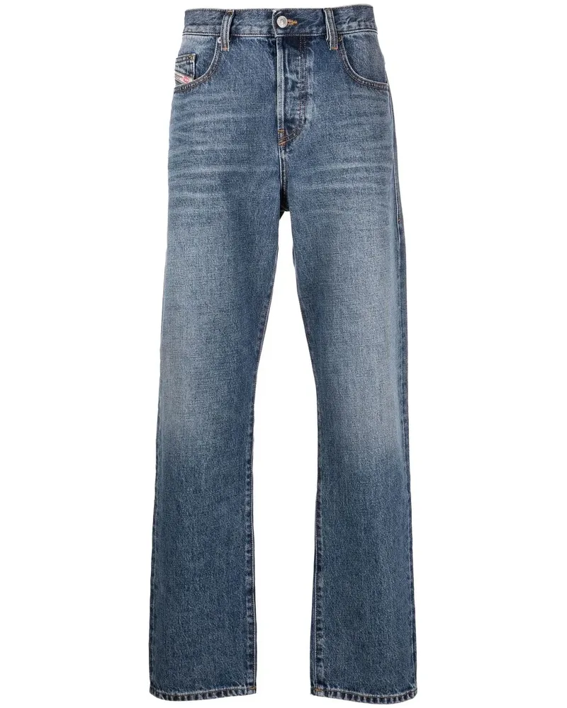 Diesel 2020 D-Viker 007C2 Straight-Leg-Jeans - Blau Blau