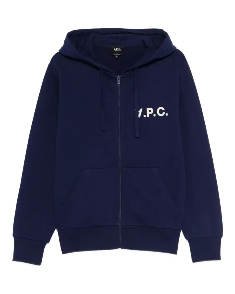 A.P.C. zip hoodie - Blau Blau