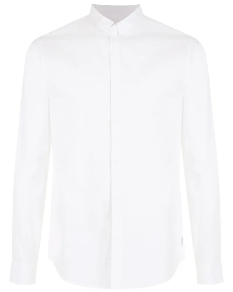 Armani Exchange Schmales Hemd - Weiß Weiß