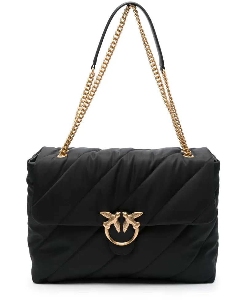 Pinko Love' Schultertasche - Schwarz Schwarz