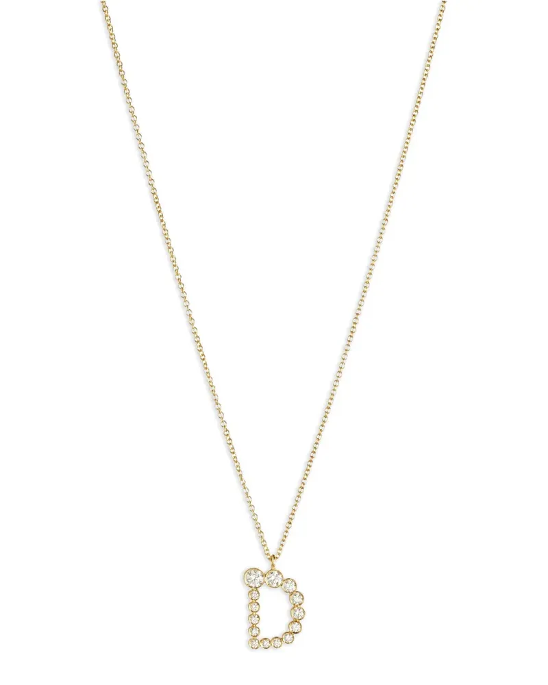 Sophie Bille Brahe 18kt Soprano D Gelbgoldhalskette mit Diamanten Gold
