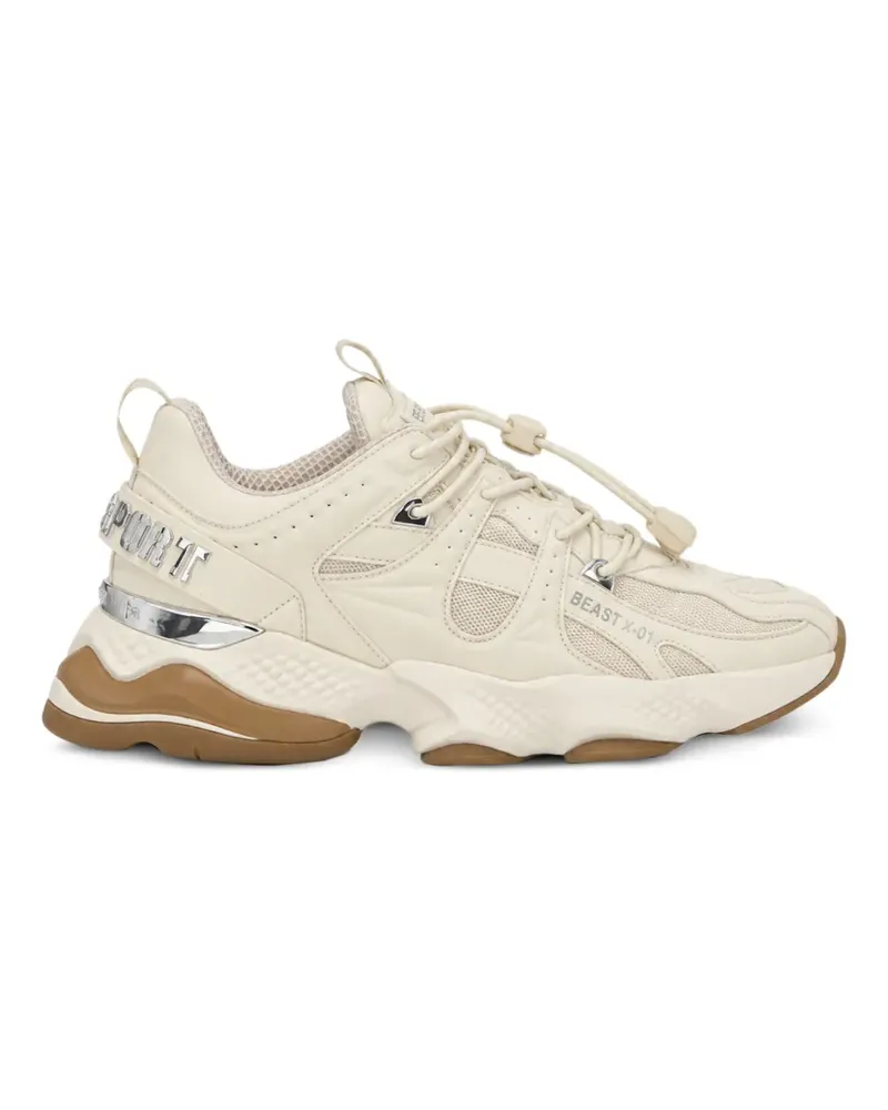 Philipp Plein Runner Beast X-01 Sneakers - Nude Nude