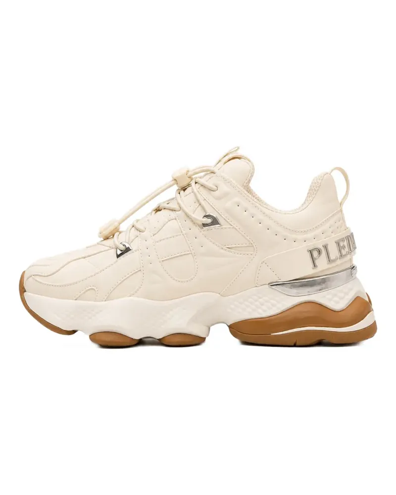 Philipp Plein Runner Beast X-01 panelled sneakers - Nude Nude