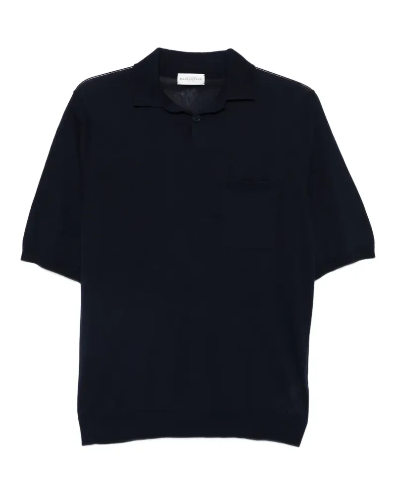 Ballantyne chest-pocket polo shirt - Blau Blau