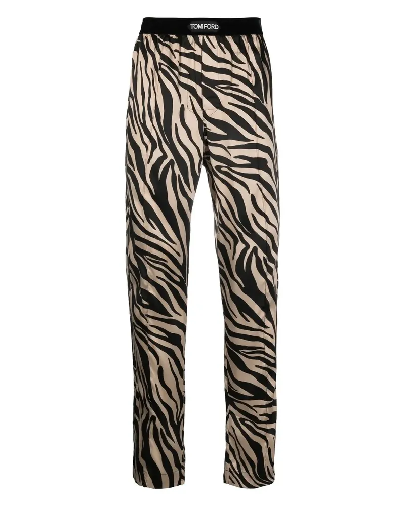 Tom Ford Pyjama-Hose aus Seide - Schwarz Schwarz