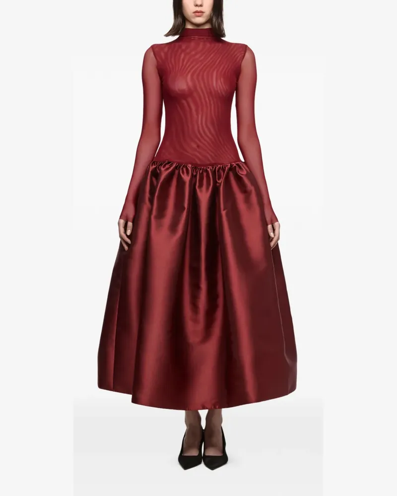 ATU Body Couture sheer ruffled dress - Rot Rot