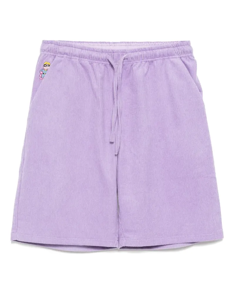 KidSuper Shorts aus Cord - Violett Violett