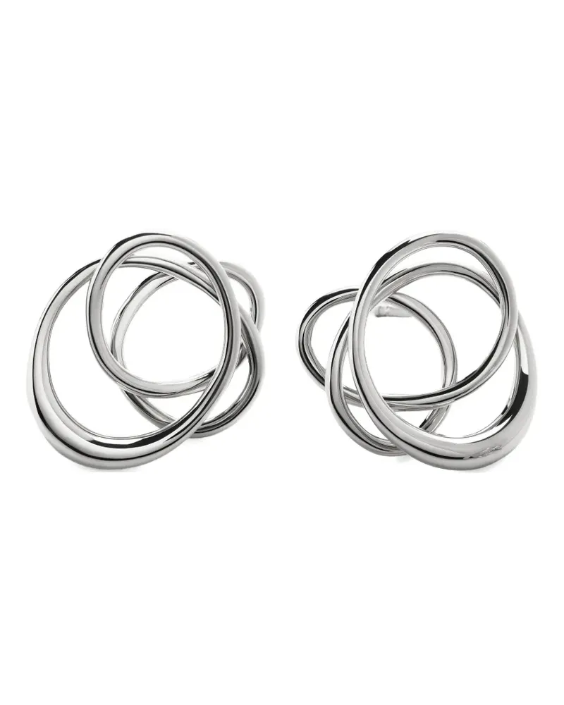 Monica Vinader Nura Wrap Ohrringe - Silber Silber