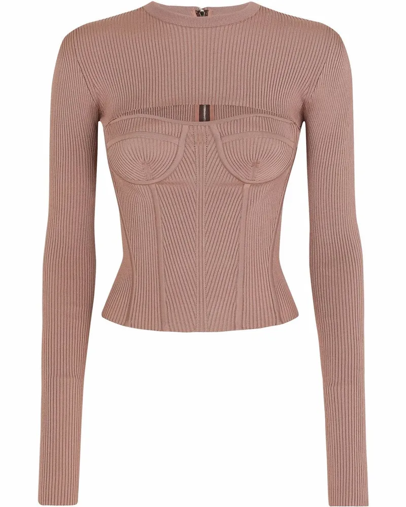 Dolce & Gabbana Pullover mit Cut-Outs - Nude Nude