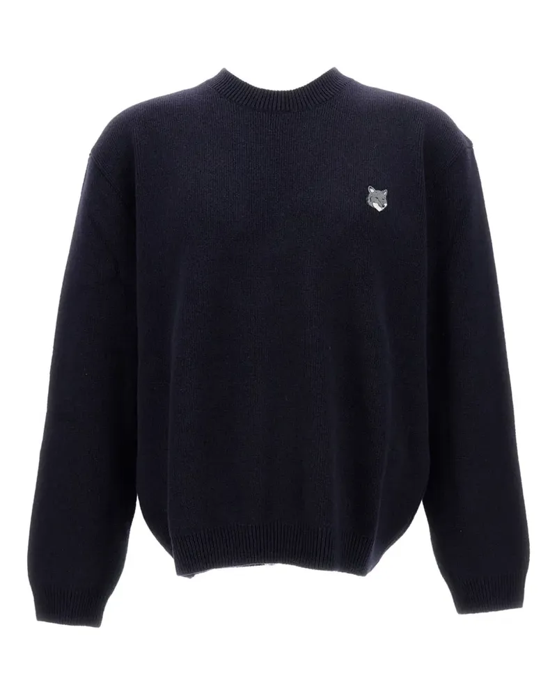 Kitsuné Pullover mit Rundhalsausschnitt - Blau Blau