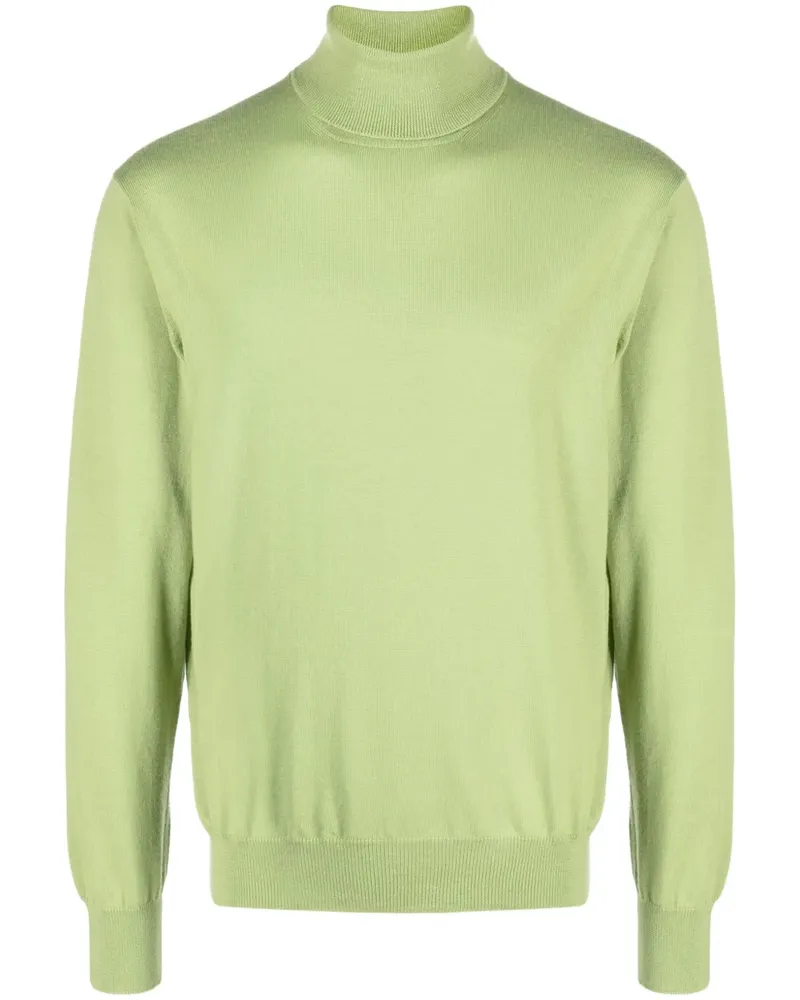 La Fileria Klassischer Rollkragenpullover - Grün Grün