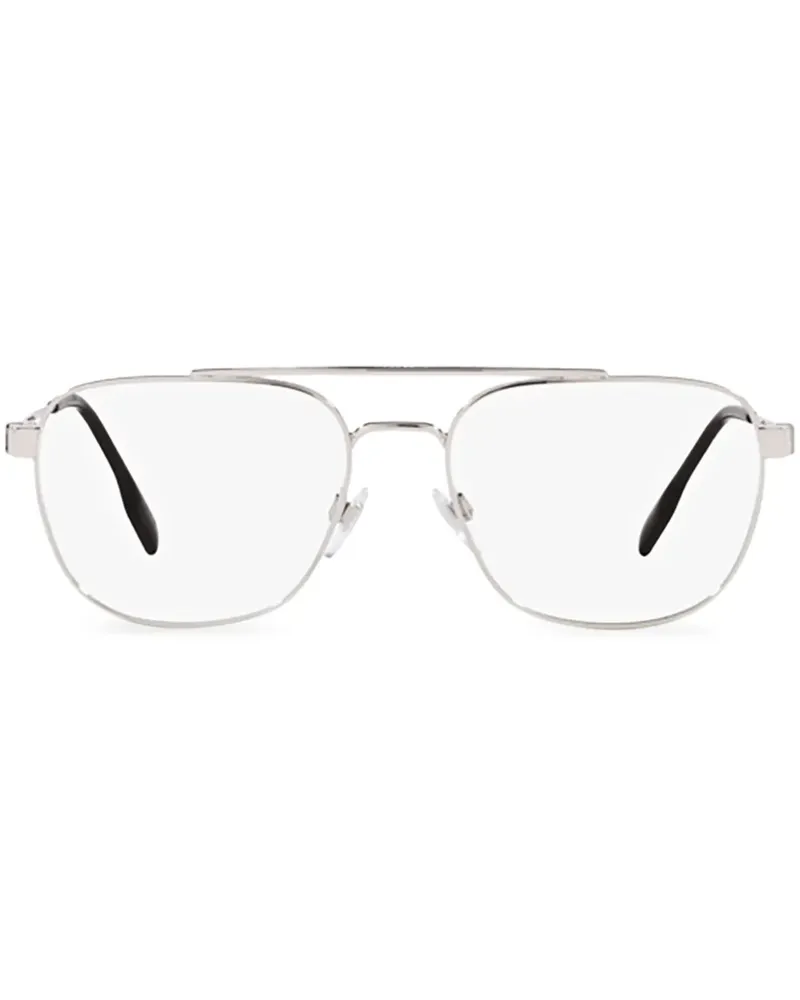 Burberry Brille mit Pilotengestell - Silber Silber