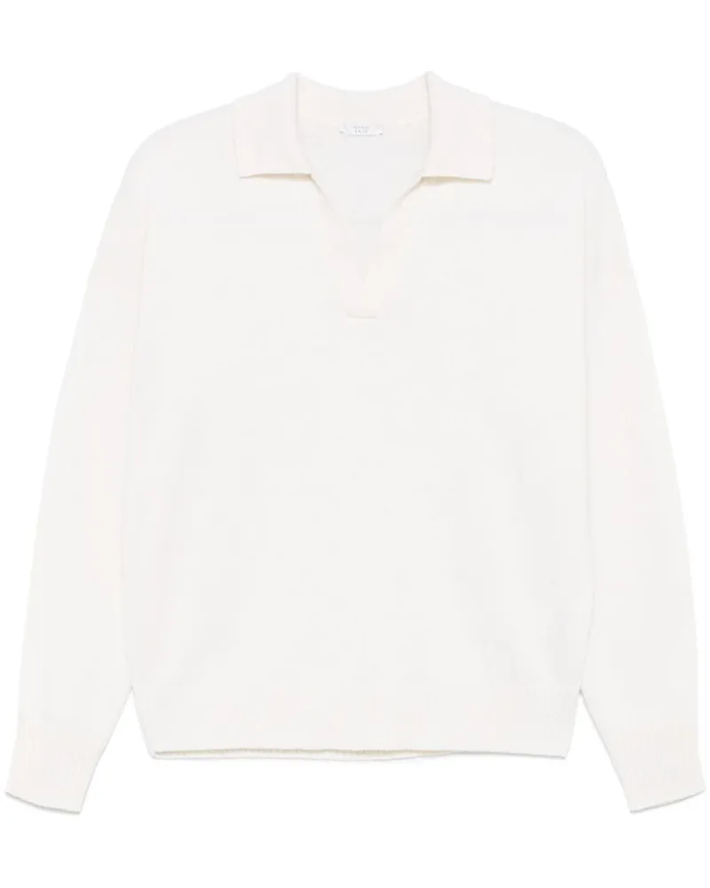 Peserico Langärmeliges Poloshirt - Nude Nude
