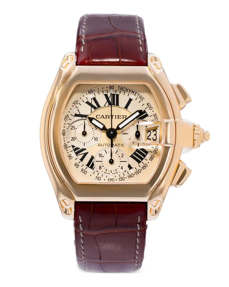 Cartier 2004 Roadster Chronograph Armbanduhr 40mm - Gold Gold