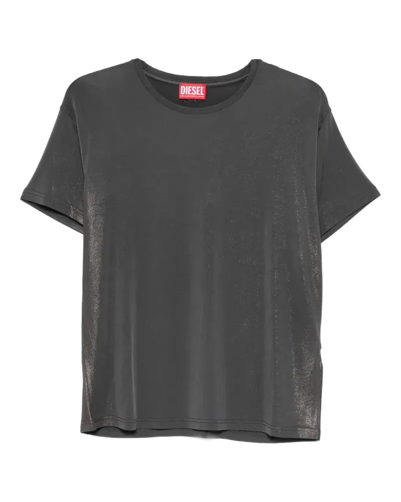 Diesel T-Shirt mit Rundhalsausschnitt - Grau Grau
