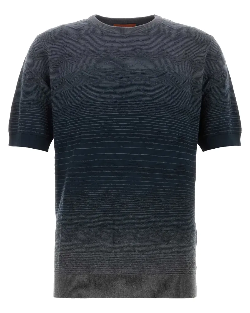 Missoni Besticktes T-Shirt Blau