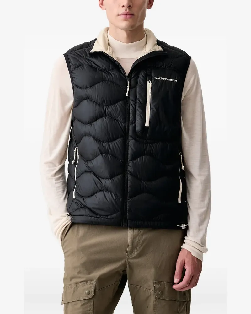 Peak Performance Helium quilted gilet - Schwarz Schwarz