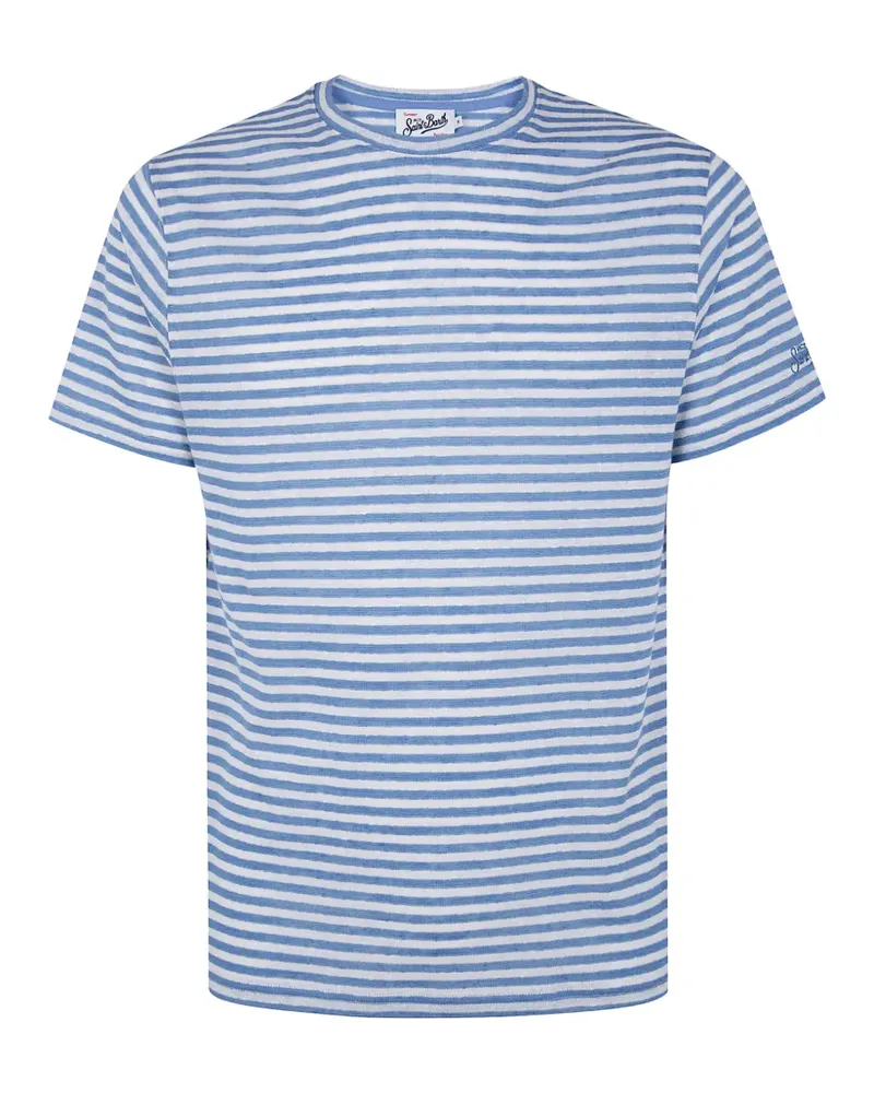 MC2 Saint Barth horizontal-stripe T-shirt - Blau Blau