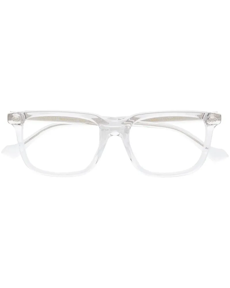Gucci Brille mit geometrischem Muster - Nude Nude