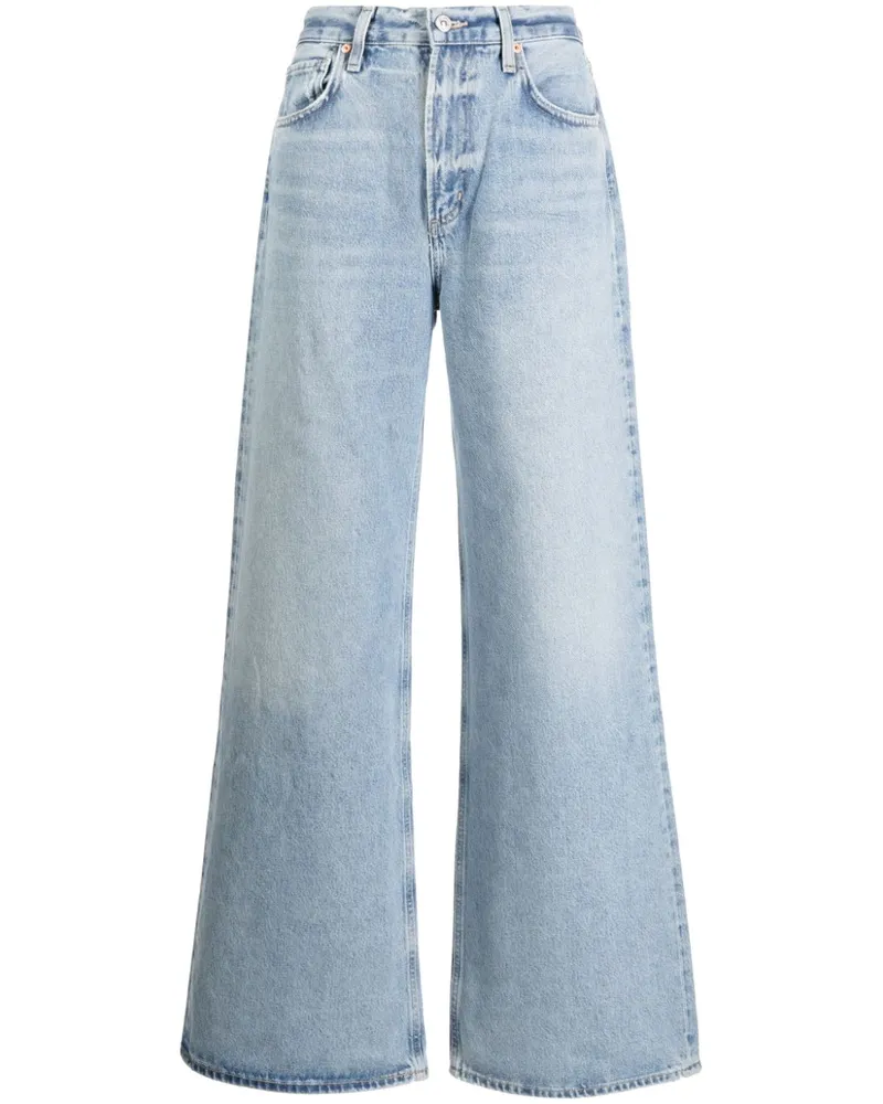Citizens of humanity Halbhohe Wide-Leg-Jeans - Blau Blau