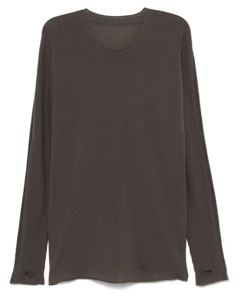 Isaac Sellam Klassischer Kaschmirpullover - Grau Grau
