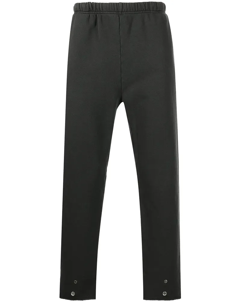 LES TIEN Gerade Cropped-Jogginghose - Grau Grau
