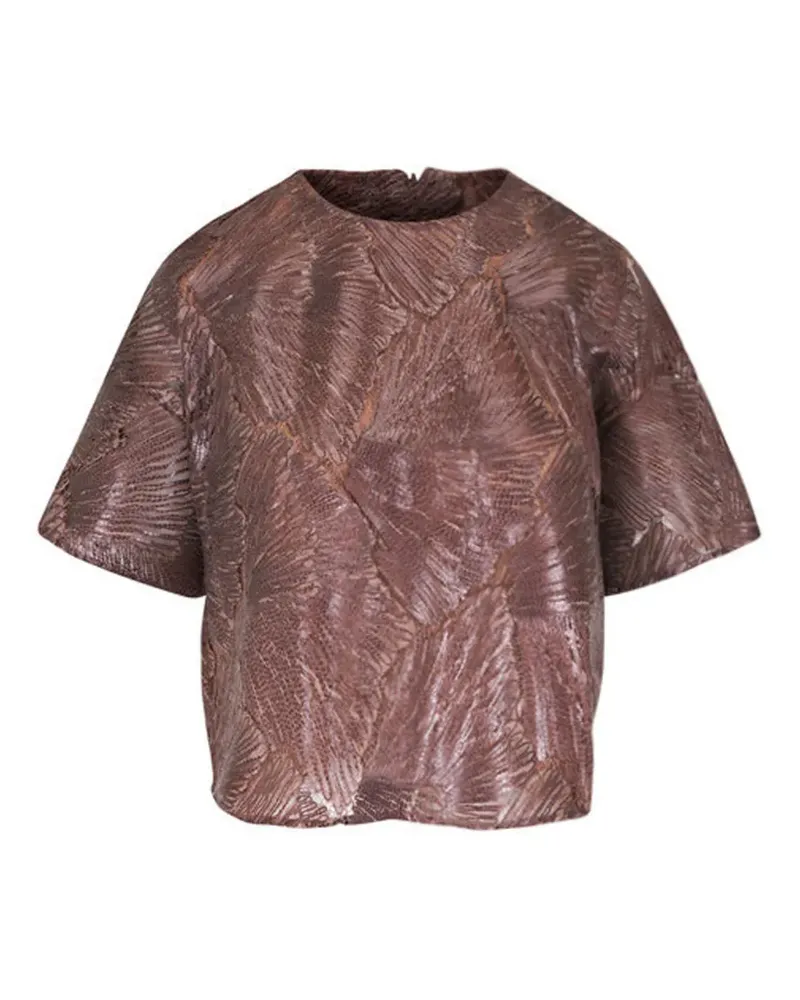 Akris lace blouse - Braun Braun