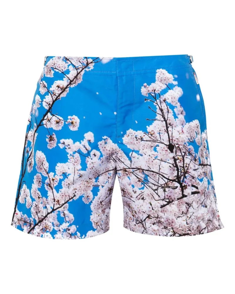 Orlebar Brown Bulldog Photographic Badeshorts - Blau Blau