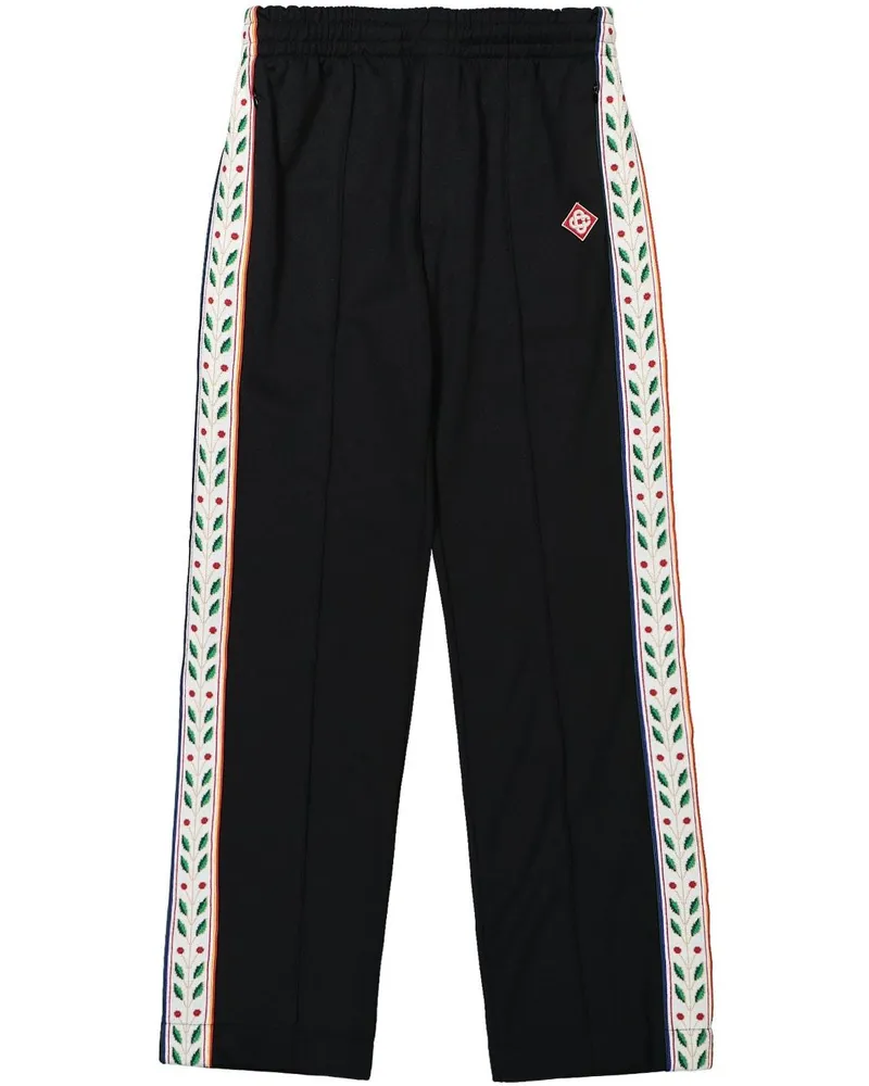 Casablanca Paris Sporthose mit Logo - Schwarz Schwarz
