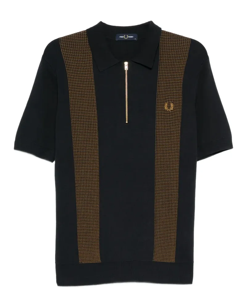 Fred Perry Laurel Wreath zip-up sweater - Blau Blau