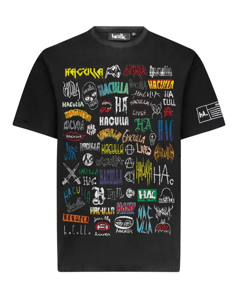 Haculla T-Shirt mit Logo-Print - Schwarz Schwarz